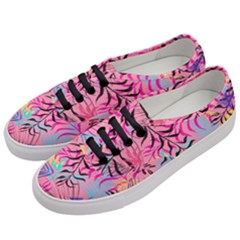 Illustration Reason Leaves Design Women s Classic Low Top Sneakers