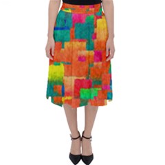 Pattern Texture Background Color Classic Midi Skirt by Nexatart