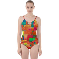 Pattern Texture Background Color Cut Out Top Tankini Set by Nexatart