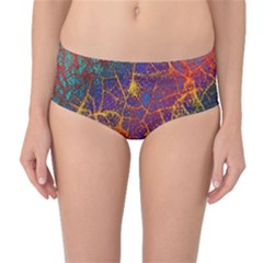 Background Desktop Pattern Abstract Mid-waist Bikini Bottoms