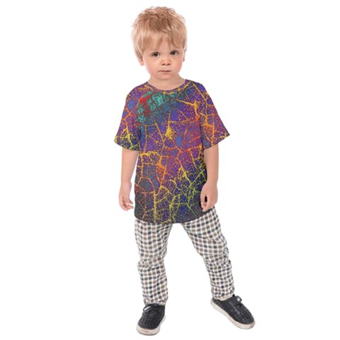 Background Desktop Pattern Abstract Kids Raglan Tee by Nexatart