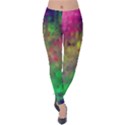 Background Abstract Art Color Velvet Leggings View1