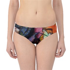 Fall Leaves Abstract Hipster Bikini Bottoms by bloomingvinedesign