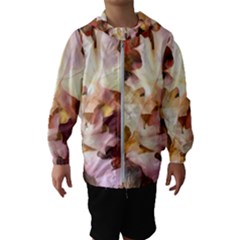 Fall Leaves Bright Hooded Windbreaker (kids) by bloomingvinedesign