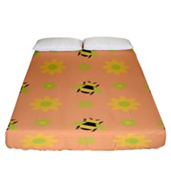 Bee A Bug Nature Fitted Sheet (king Size)