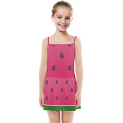 Watermelon Fruit Summer Red Fresh Kids Summer Sun Dress