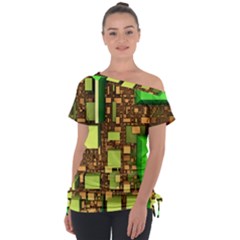 Blocks Cubes Construction Design Tie-up Tee