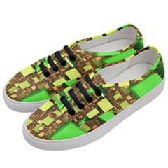 Blocks Cubes Construction Design Women s Classic Low Top Sneakers