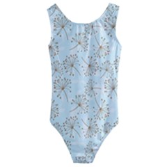 Tooth Of Lion Dandelion Kids  Cut-out Back One Piece Swimsuit by Nexatart
