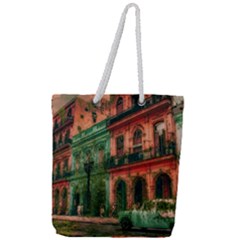 Havana Cuba Architecture Capital Full Print Rope Handle Tote (large)