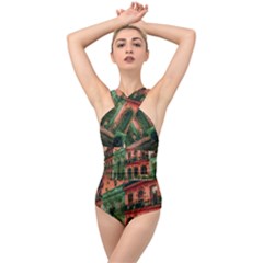 Havana Cuba Architecture Capital Cross Front Low Back Swimsuit