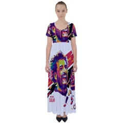 Mo Salah The Egyptian King High Waist Short Sleeve Maxi Dress by 2809604