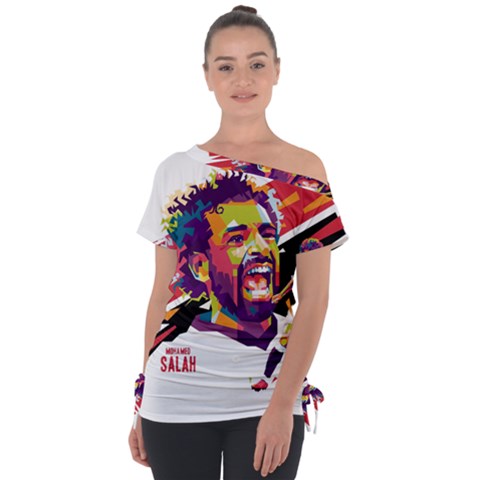 Mo Salah The Egyptian King Tie-up Tee by 2809604