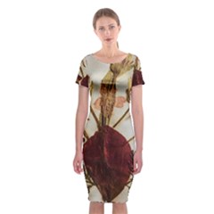 Holy Land Flowers 3 Classic Short Sleeve Midi Dress by DeneWestUK