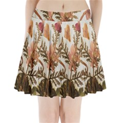 Holy Land Flowers 4 Pleated Mini Skirt by DeneWestUK