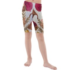 Holy Land Flowers 6 Kids  Mid Length Swim Shorts by DeneWestUK