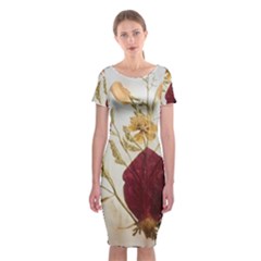 Holy Land Flowers 9 Classic Short Sleeve Midi Dress by DeneWestUK