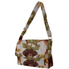 Holy Land Flowers 12 Full Print Messenger Bag by DeneWestUK
