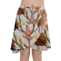 Holy Land Flowers 14 Chiffon Wrap Front Skirt by DeneWestUK