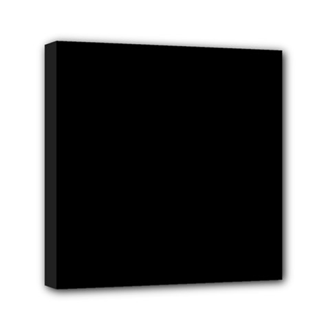 Define Black Mini Canvas 6  X 6  (stretched) by TRENDYcouture