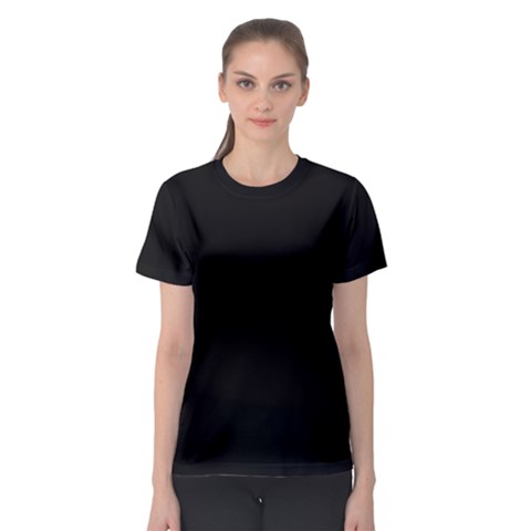 Define Black Women s Sport Mesh Tee by TRENDYcouture