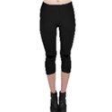 Define Black Capri Leggings  View1