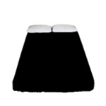 Define Black Fitted Sheet (Full/ Double Size)