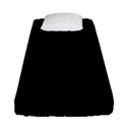 Define Black Fitted Sheet (Single Size) View1