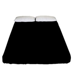 Define Black Fitted Sheet (queen Size) by TRENDYcouture