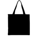 Define Black Zipper Grocery Tote Bag View1