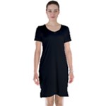 Define Black Short Sleeve Nightdress