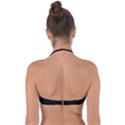 Define Black Halter Bandeau Bikini Top View2