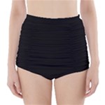 Define Black High-Waisted Bikini Bottoms