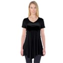 Define Black Short Sleeve Tunic  View1