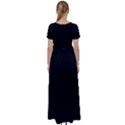 Define Black High Waist Short Sleeve Maxi Dress View2