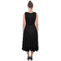 Define Black Midi Tie-Back Chiffon Dress View2