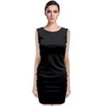 Define Black Classic Sleeveless Midi Dress