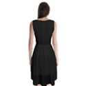 Define Black Sleeveless Chiffon Dress   View2