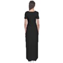 Define Black Short Sleeve Maxi Dress View2