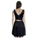 Define Black Split Back Mini Dress  View2