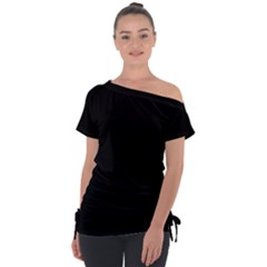 Define Black Tie-up Tee