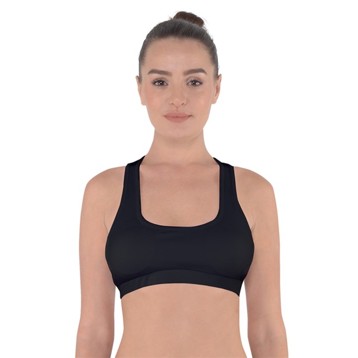 Define Black Cross Back Sports Bra