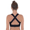 Define Black Cross Back Sports Bra View2