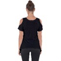 Define Black Cut Out Side Drop Tee View2