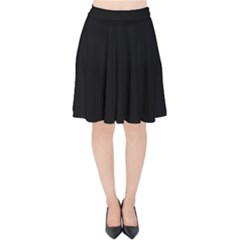 Define Black Velvet High Waist Skirt