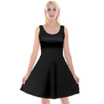 Define Black Reversible Velvet Sleeveless Dress