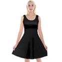 Define Black Reversible Velvet Sleeveless Dress View1