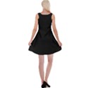 Define Black Reversible Velvet Sleeveless Dress View2