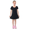 Define Black Kids  Short Sleeve Velvet Dress View1