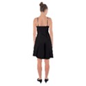 Define Black Ruffle Detail Chiffon Dress View2